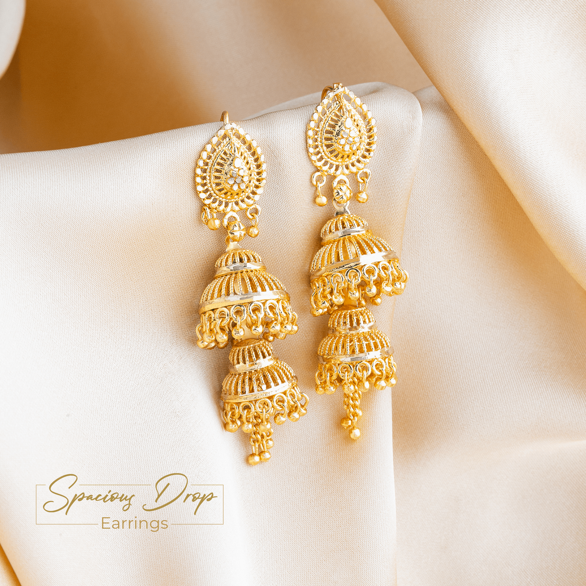 Spacious Drop Earrings