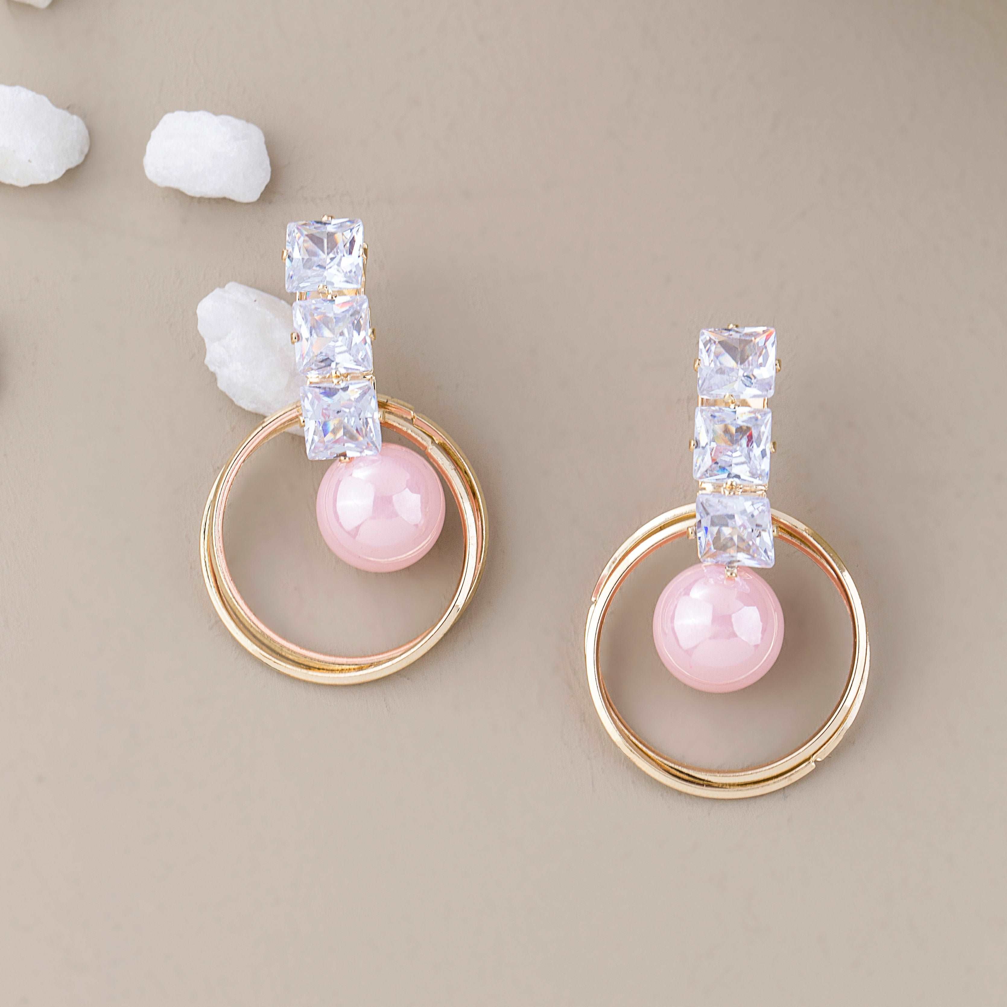 Sphere Hoop Earrings