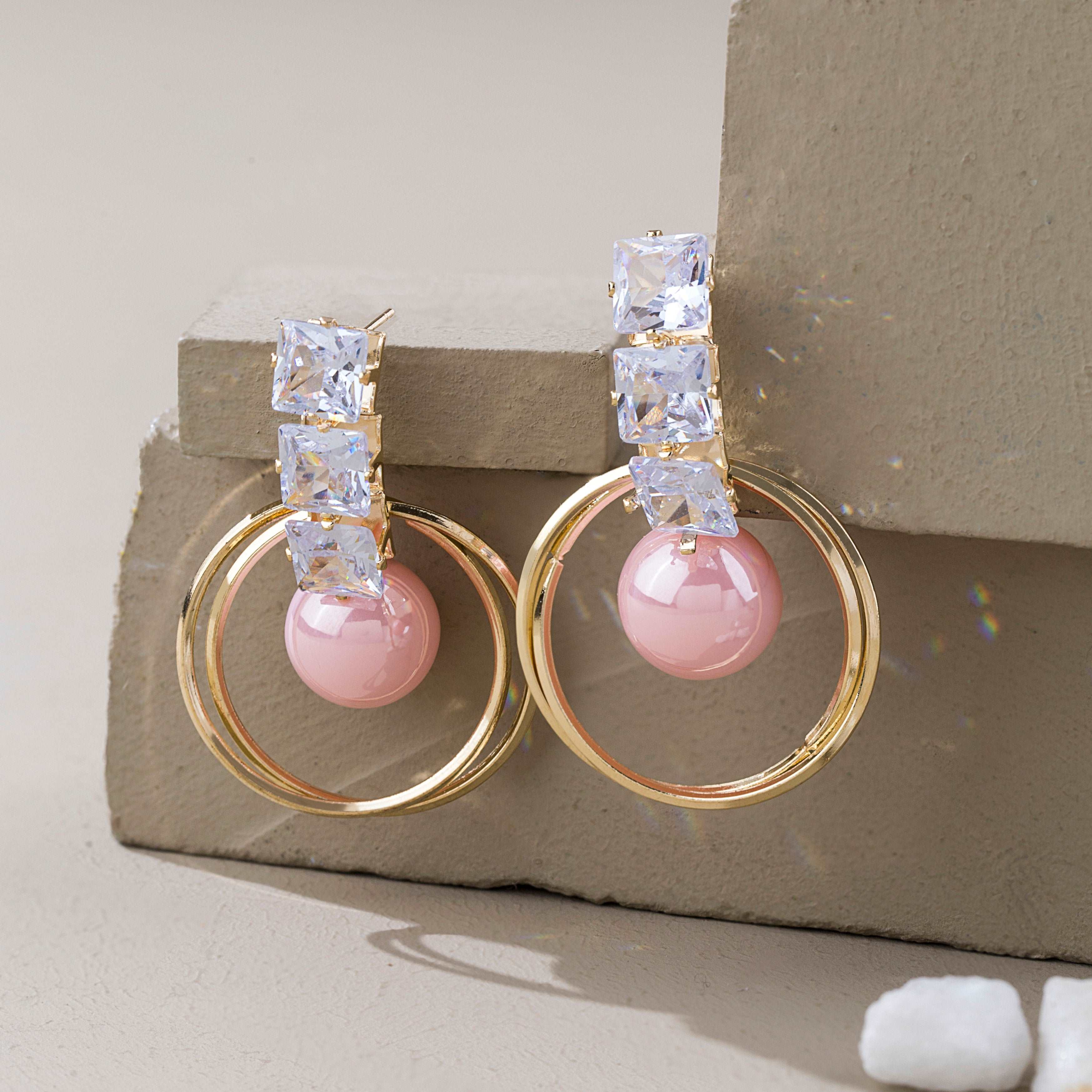 Sphere Hoop Earrings