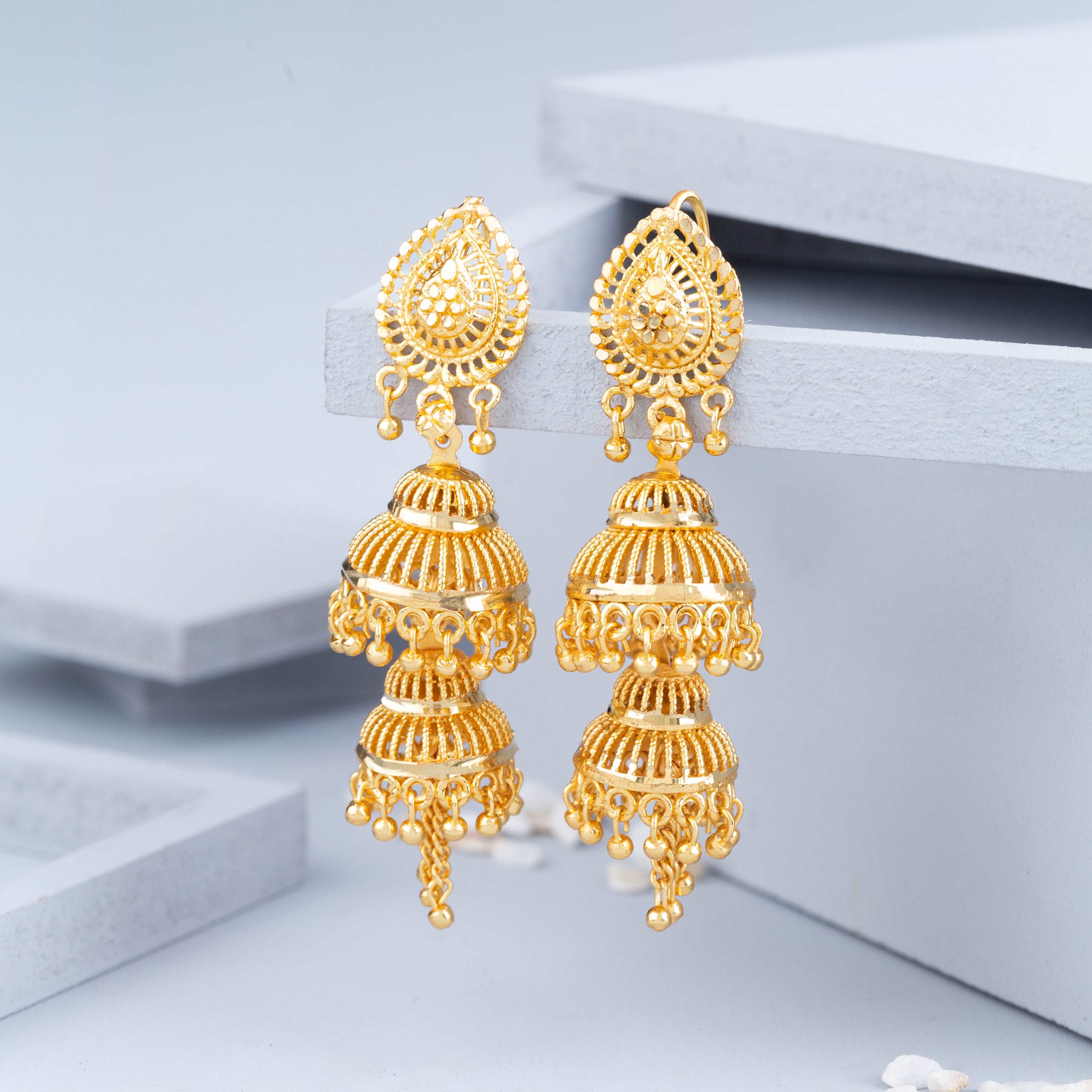 Spacious Drop Earrings