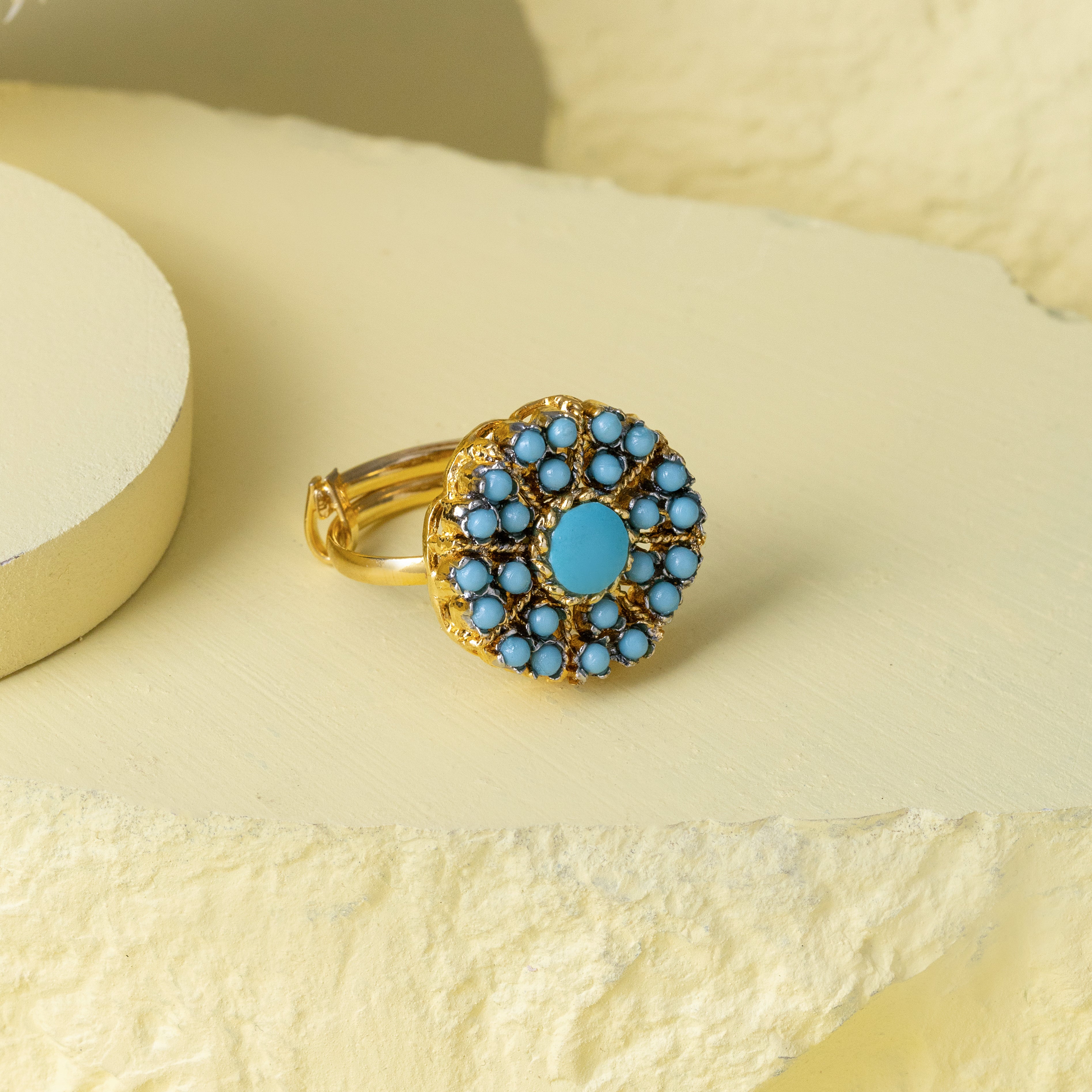 Turquoise Aura Ring